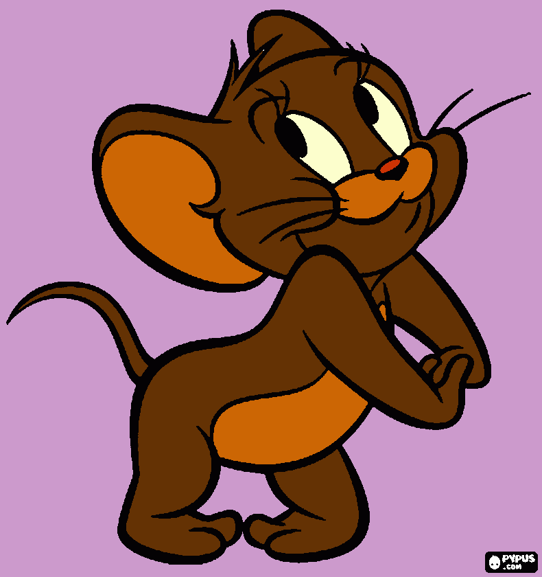 Jerry mon coloring page