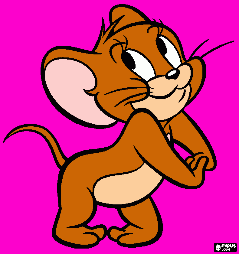 Jerry coloring page