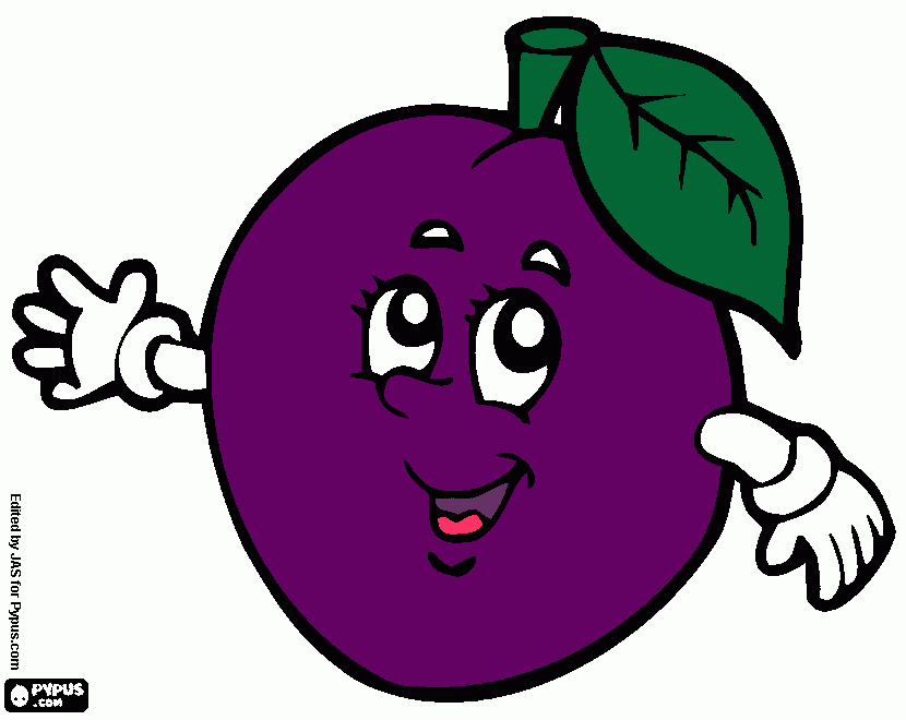 Jo the plum lol coloring page