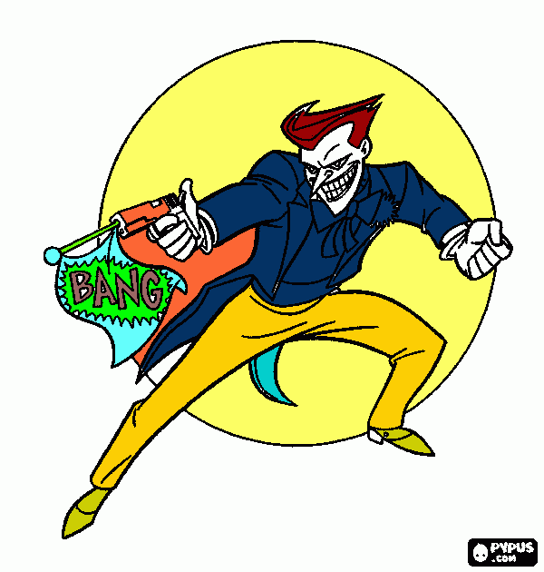 joker coloring page