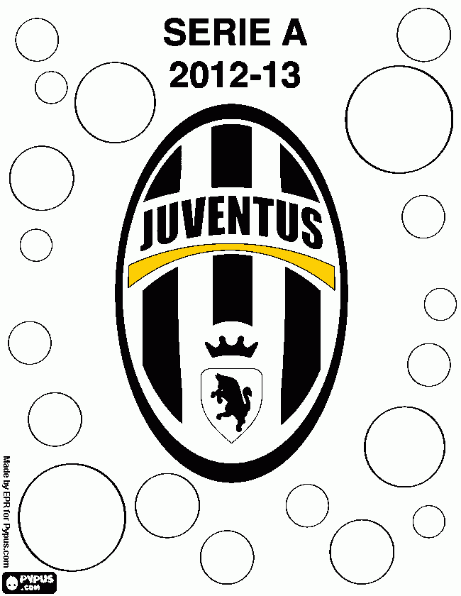 juventus turin coloring page