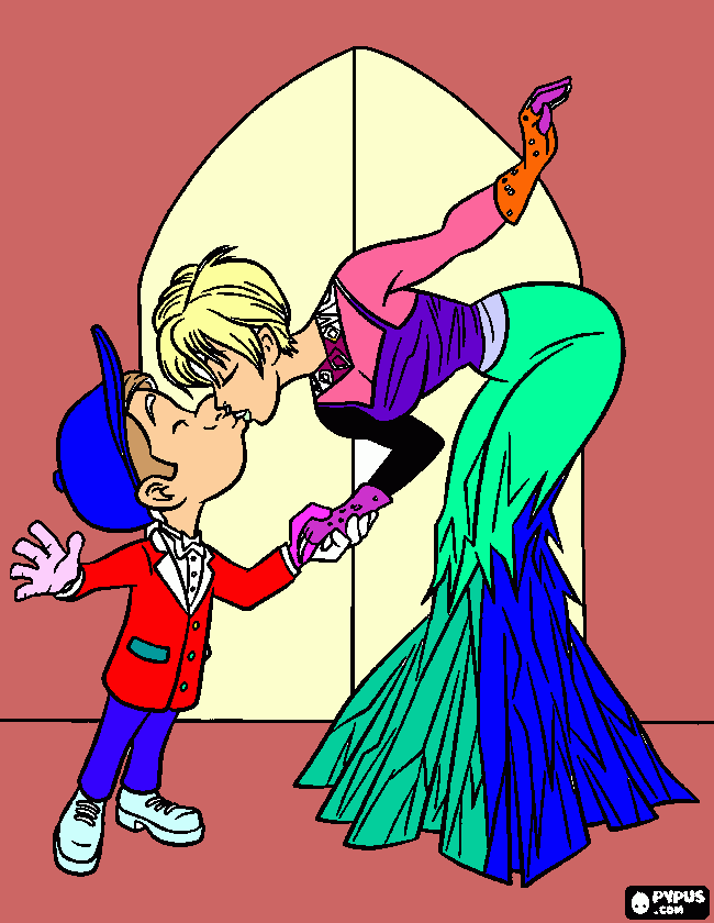 Kade's colouring in coloring page