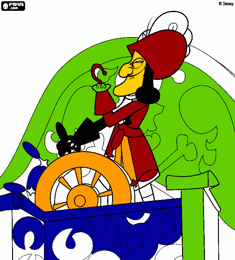 kake and the pirates coloring page