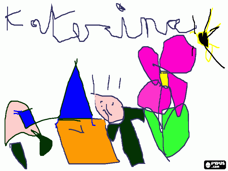 Katka coloring page