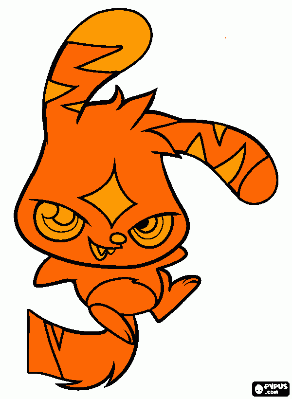 katzoomr coloring page