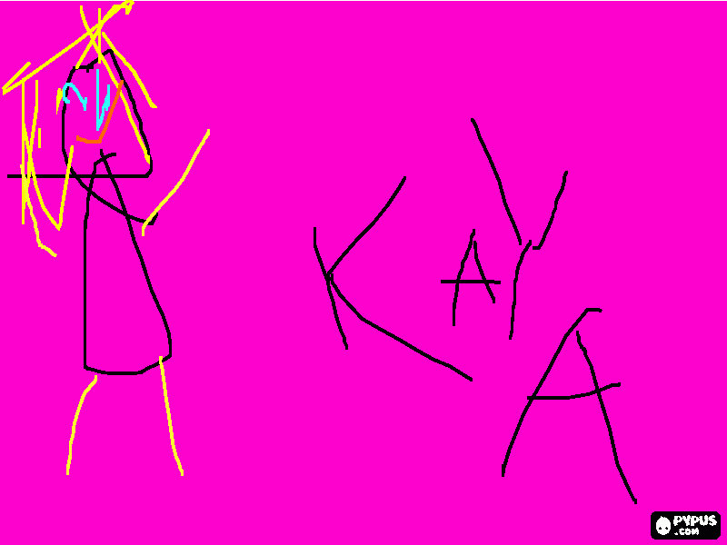 Kaya coloring page