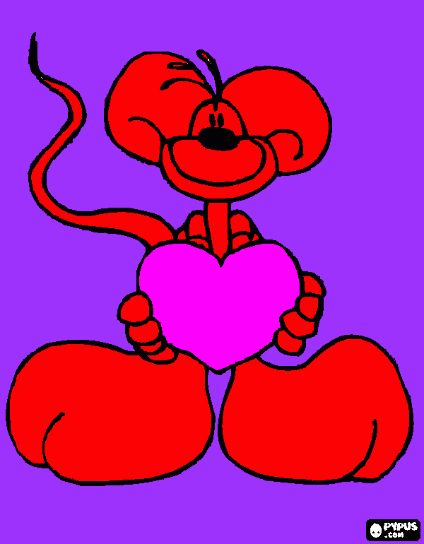 keely coloring page