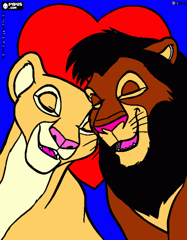 kera and kovew  coloring page