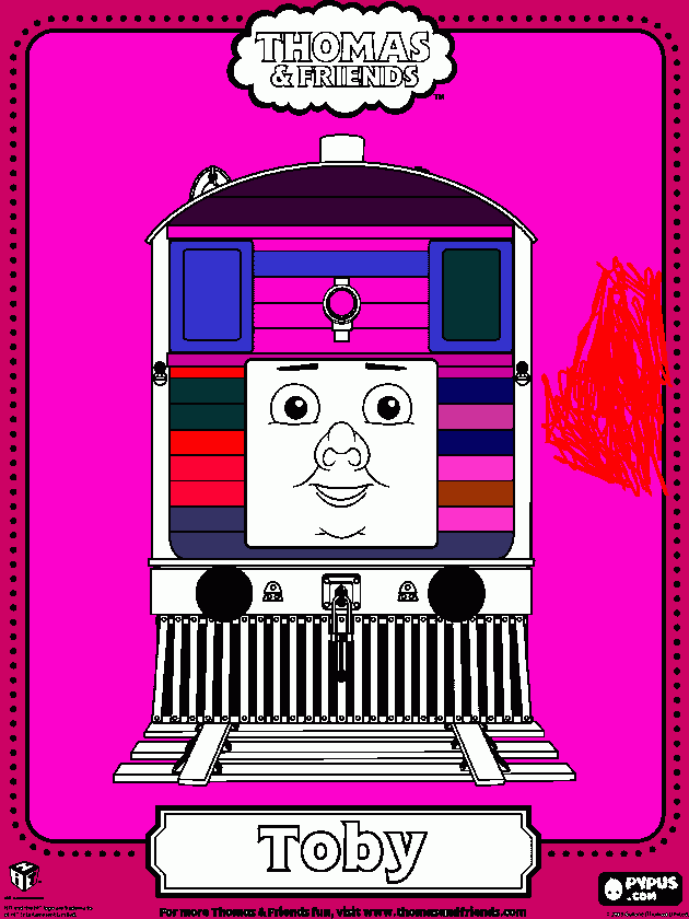 kevin's drawing coloring page