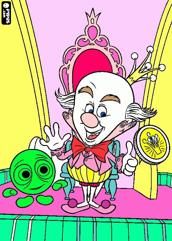 king candy coloring page
