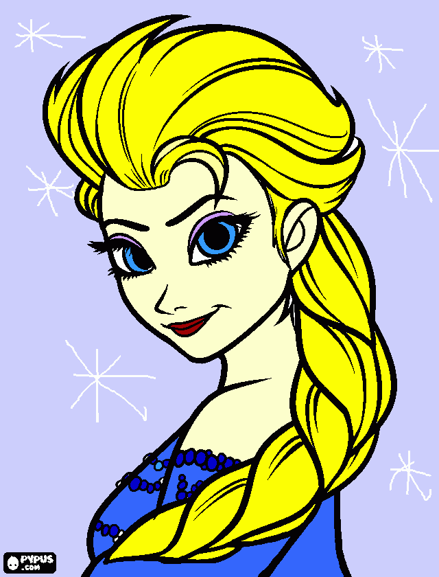 kisskiss coloring page