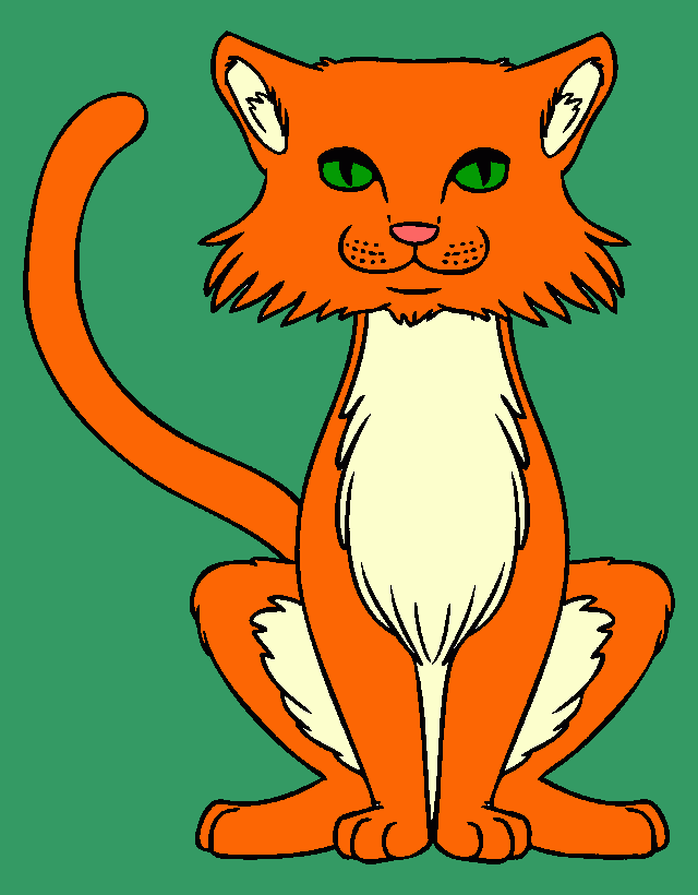 KITTY CAT! coloring page