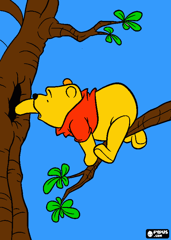 Kubuś Puchatek coloring page