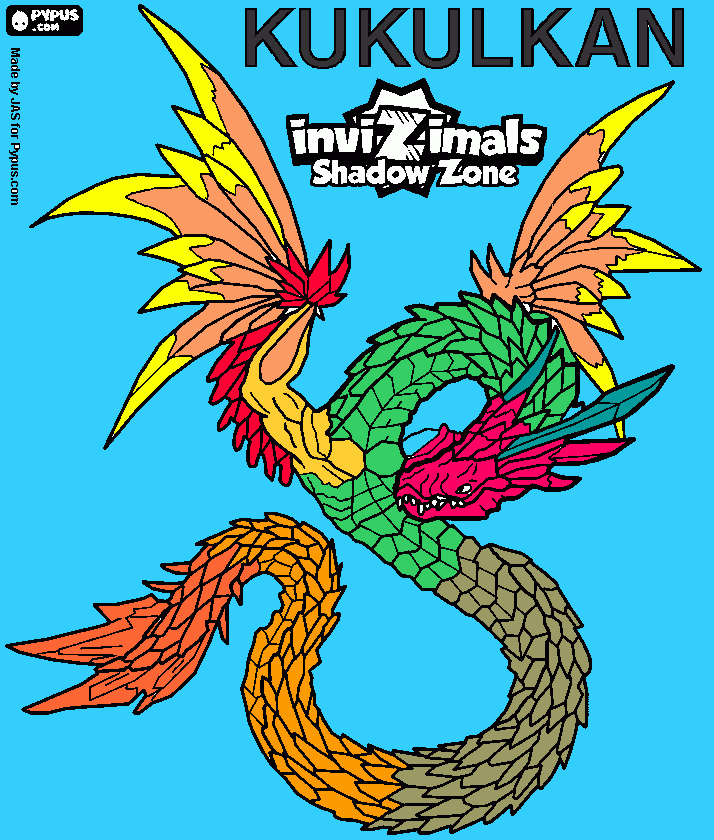 Kukulkan coloring page