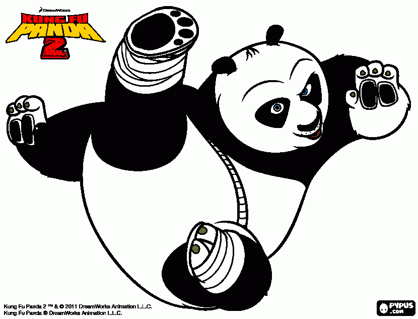 kung fu panda/Lauren coloring page