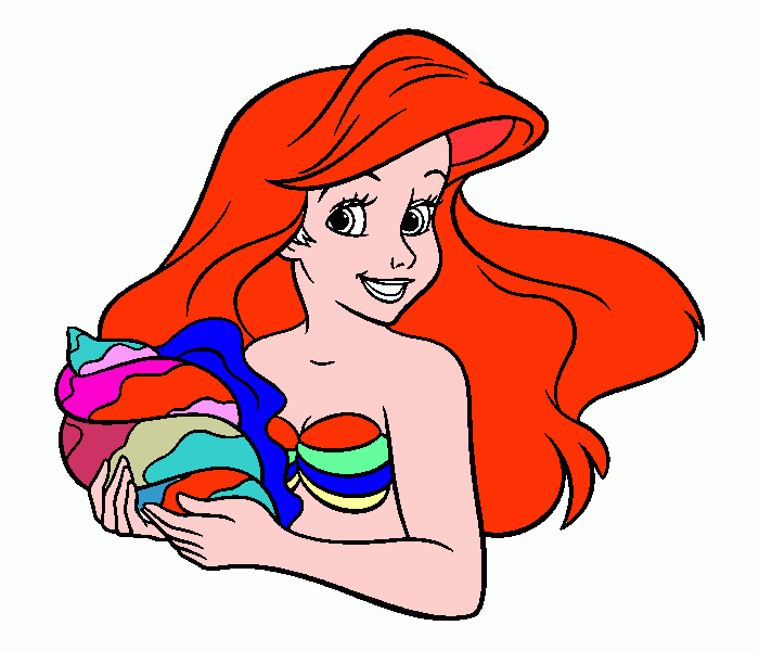 la sirenita coloring page