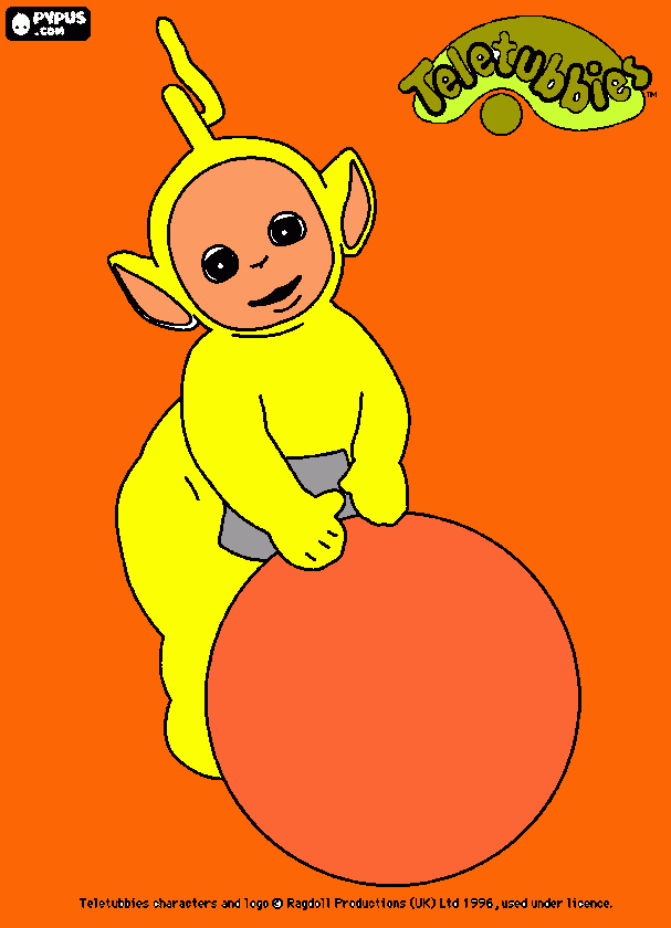 Laa Laa coloring page