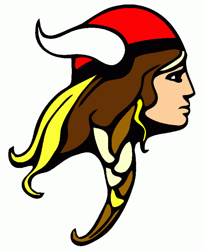 lady viking head coloring page