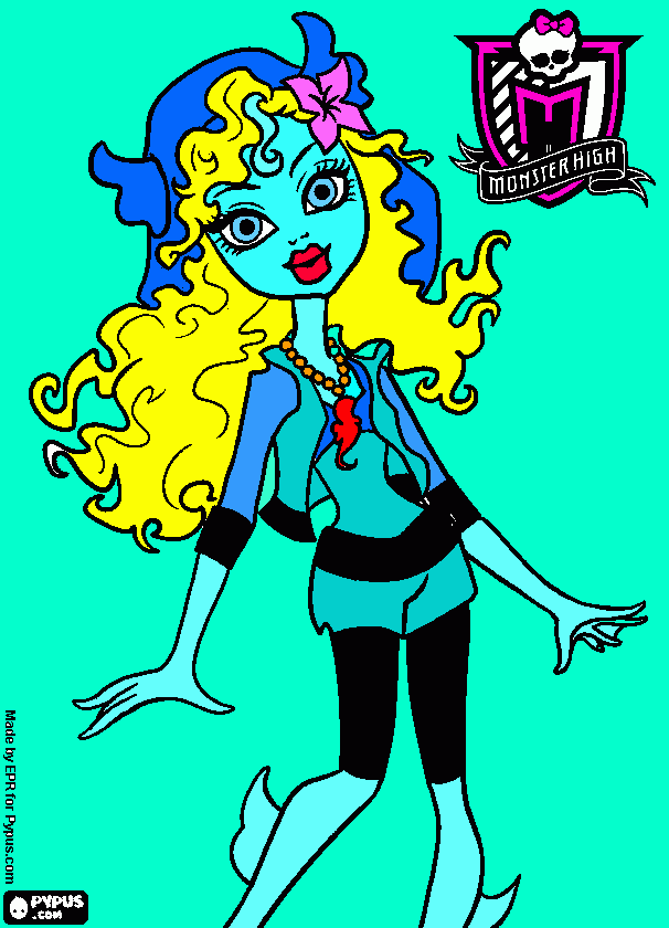 Lagoona Blue coloring page