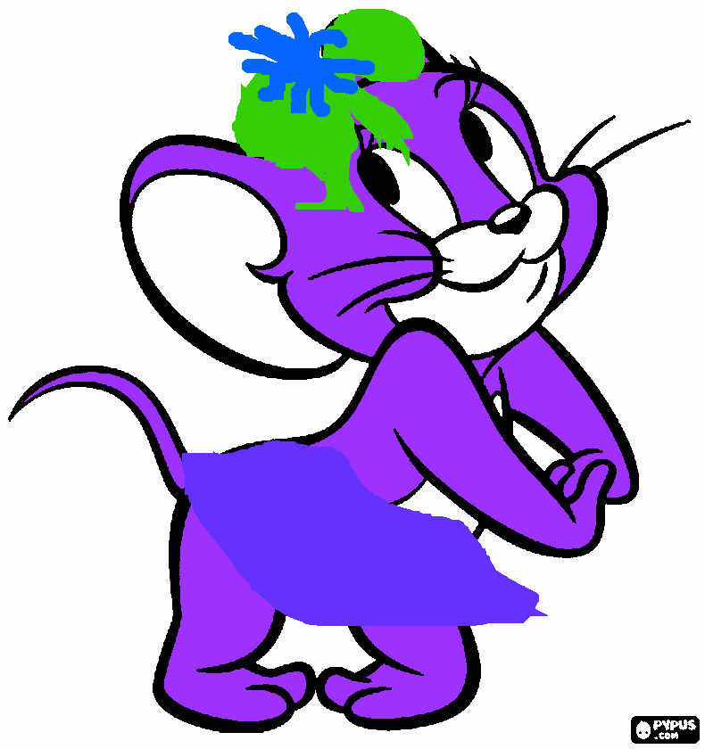 Lala Mouselington.... coloring page