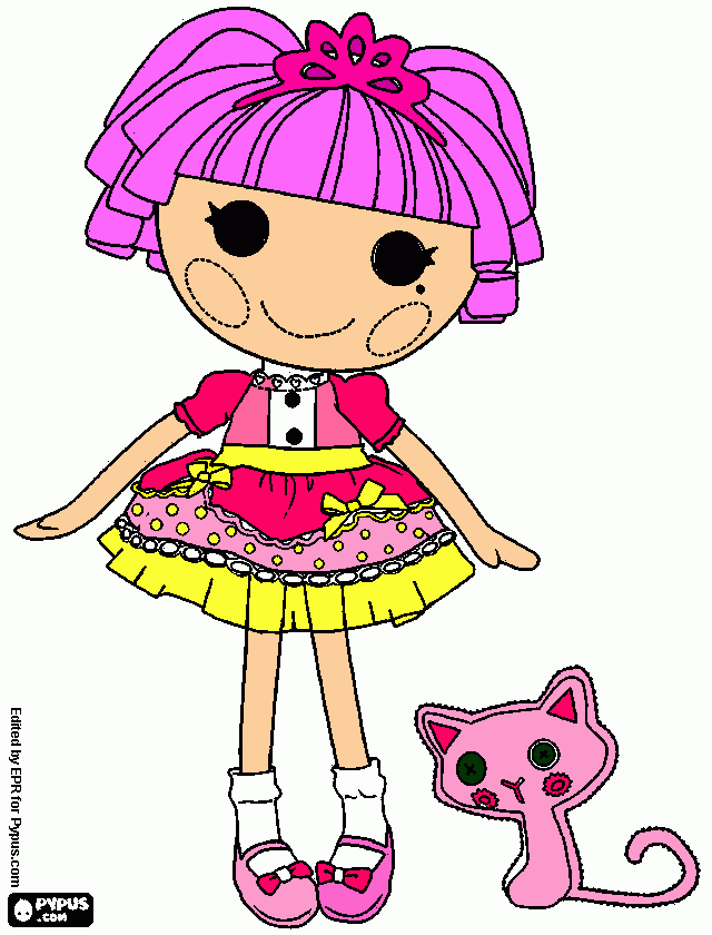 lalaloopsy coloring page
