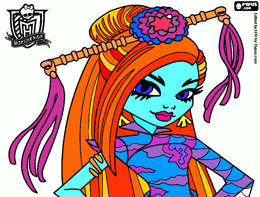 leahs drawing coloring page