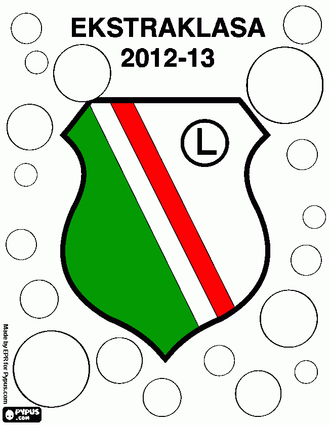 legia warsaw coloring page