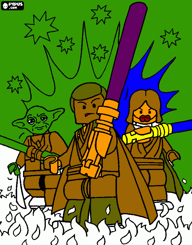 lego star wars coloring page