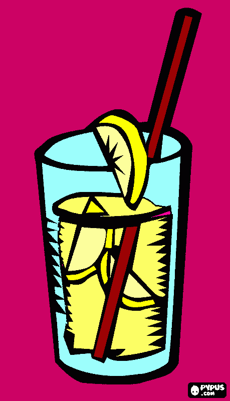  lemonade coloring page