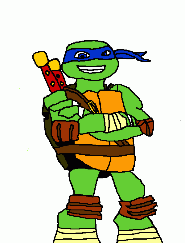 Leonardo (TMNT 2012 Version) coloring page