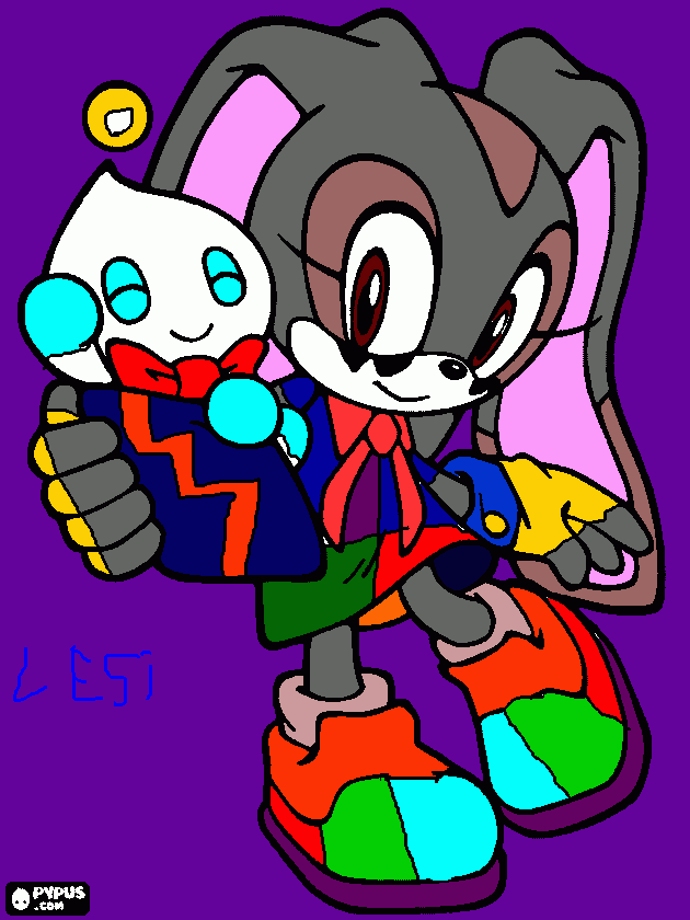 Lesi nyúlam emlékére Lesi the rabbit és az angyalchao coloring page