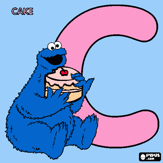 letter C coloring page