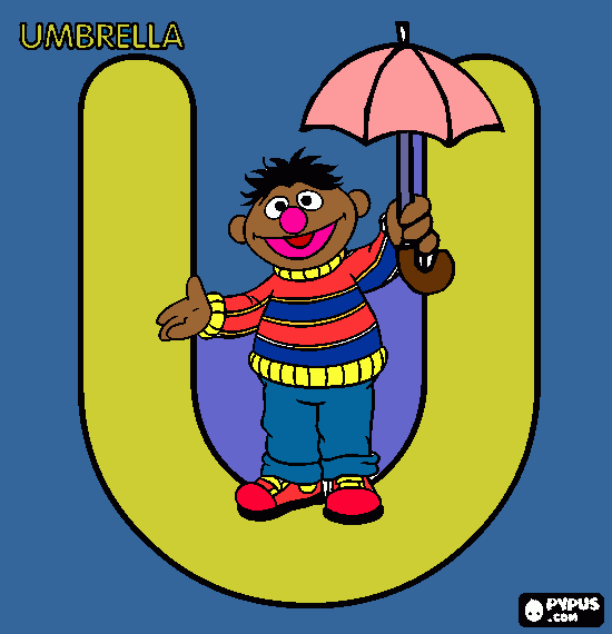 letter u coloring page