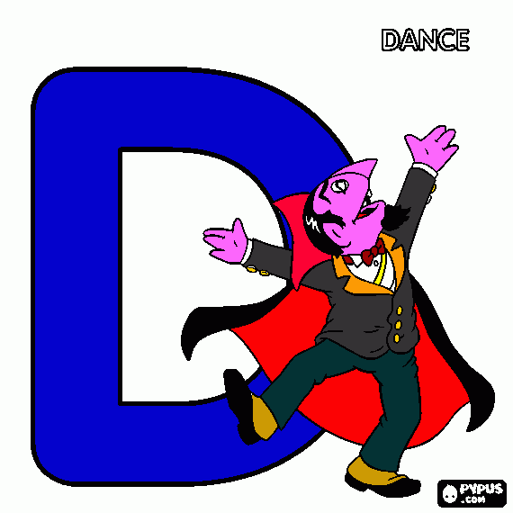 letterd coloring page