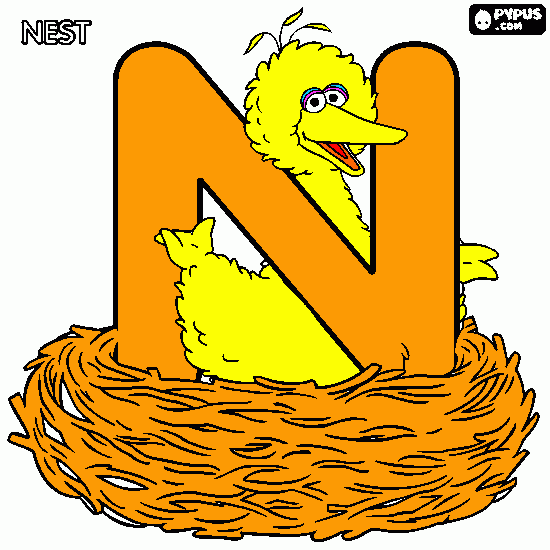 lettern coloring page
