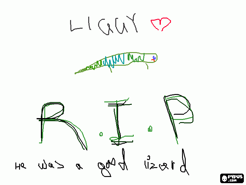 liggy :( coloring page
