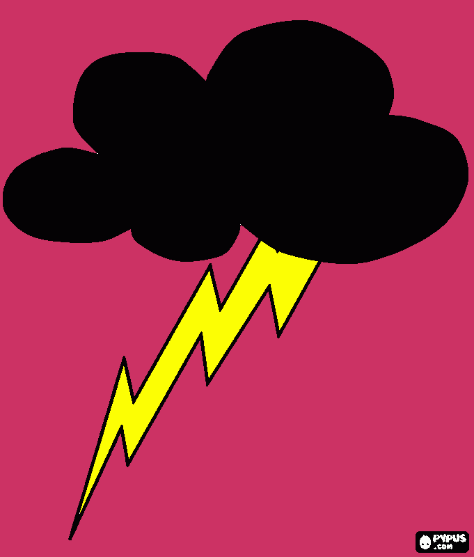 Lighting  coloring page