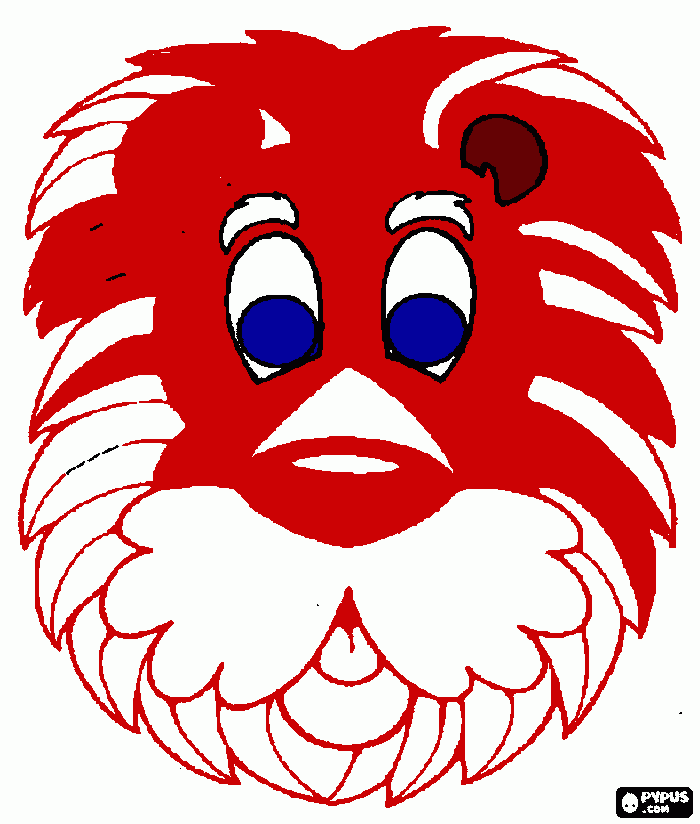 liontari coloring page