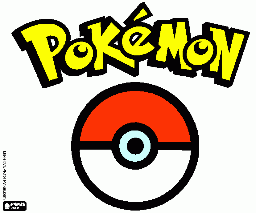 Logo  Of  Pokemon coloring page