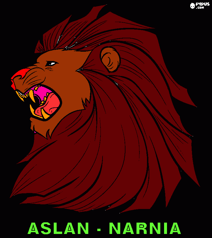 loin coloring page