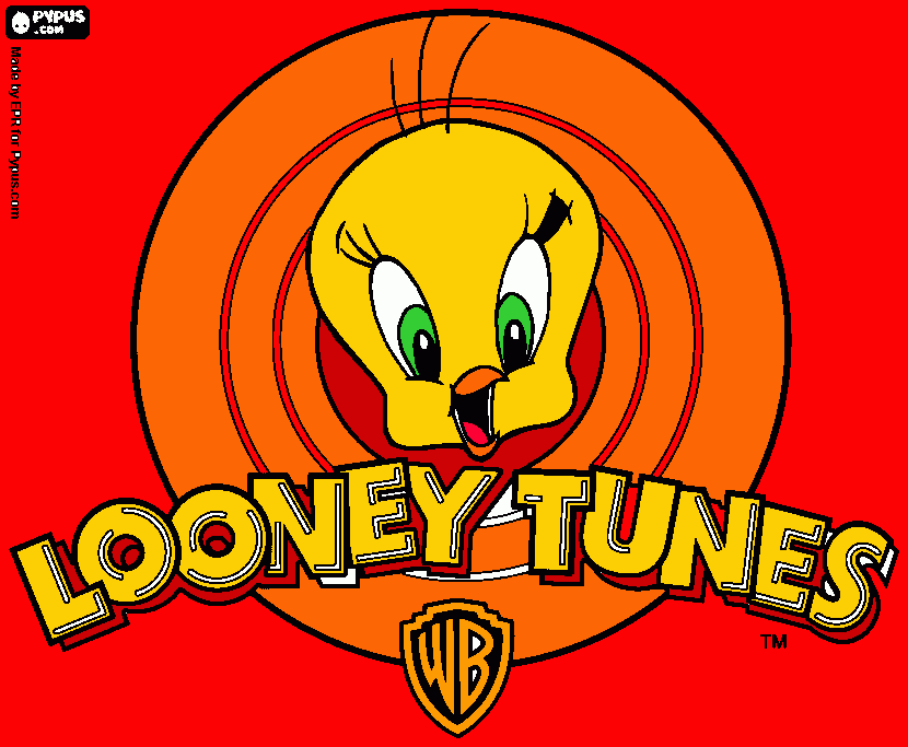 looney toons coloring page