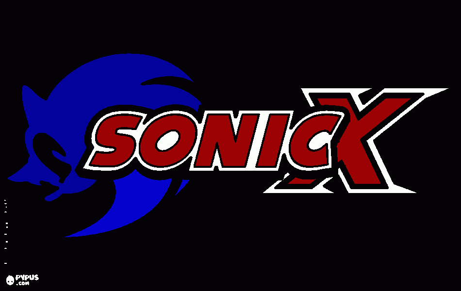 lost episode of sonic x coloring page