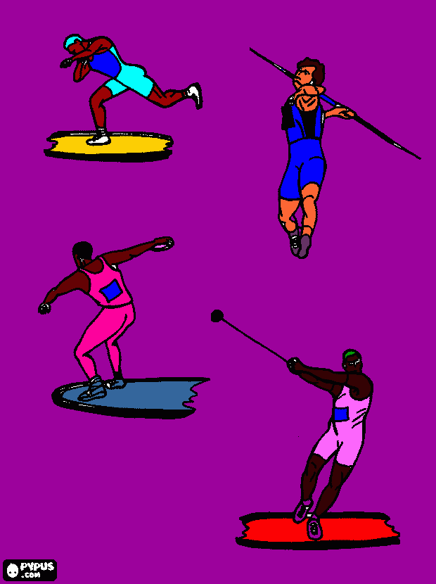 lots of events coloring page