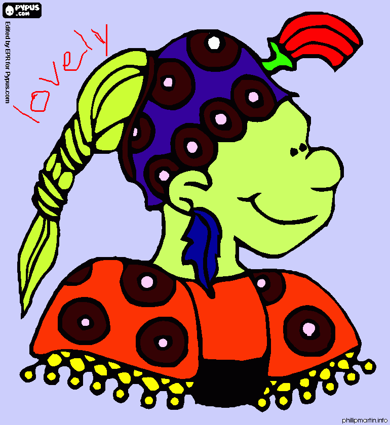 Lovely Mayan coloring page