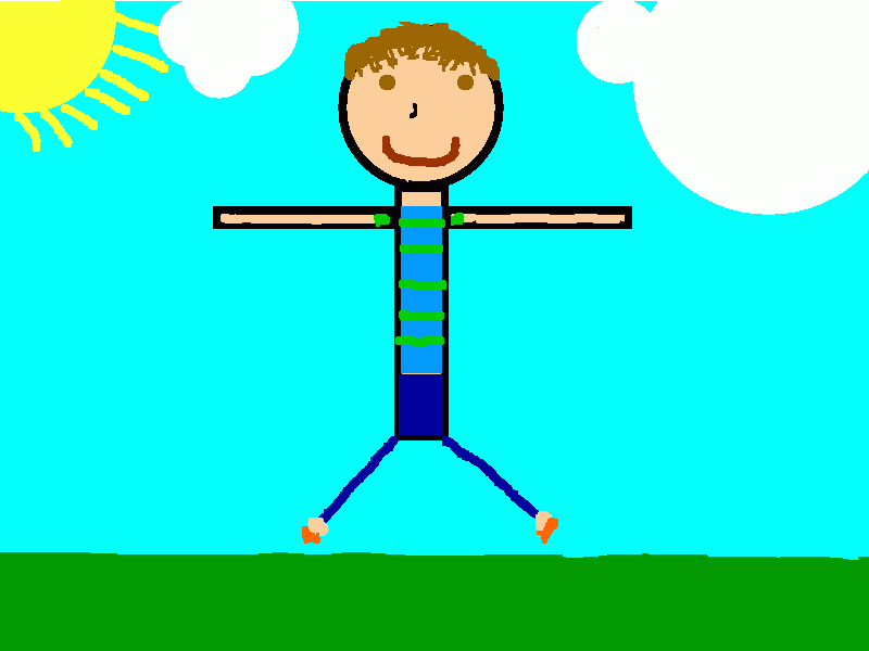 Lucas, a drawing coloring page