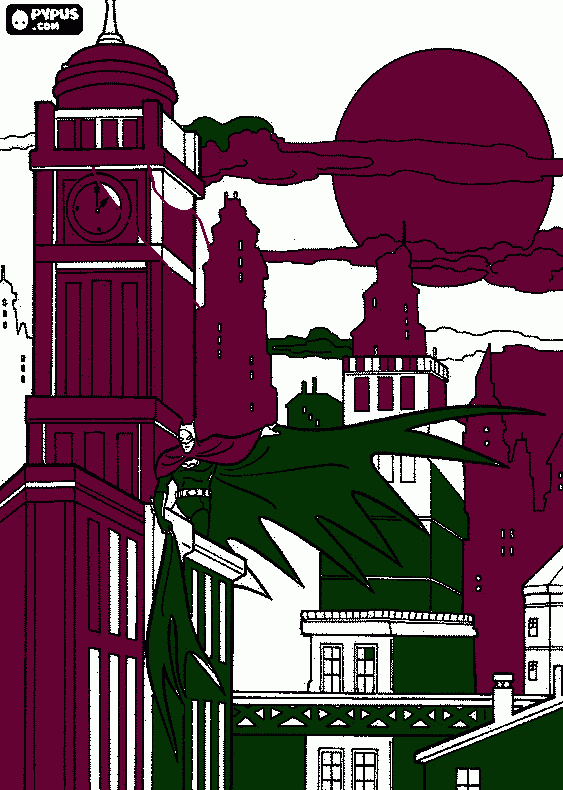 lucians batman coloring page