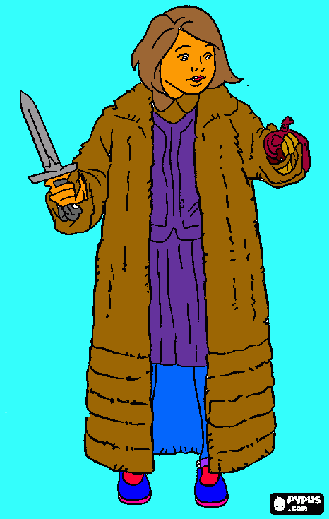 lusy coloring page