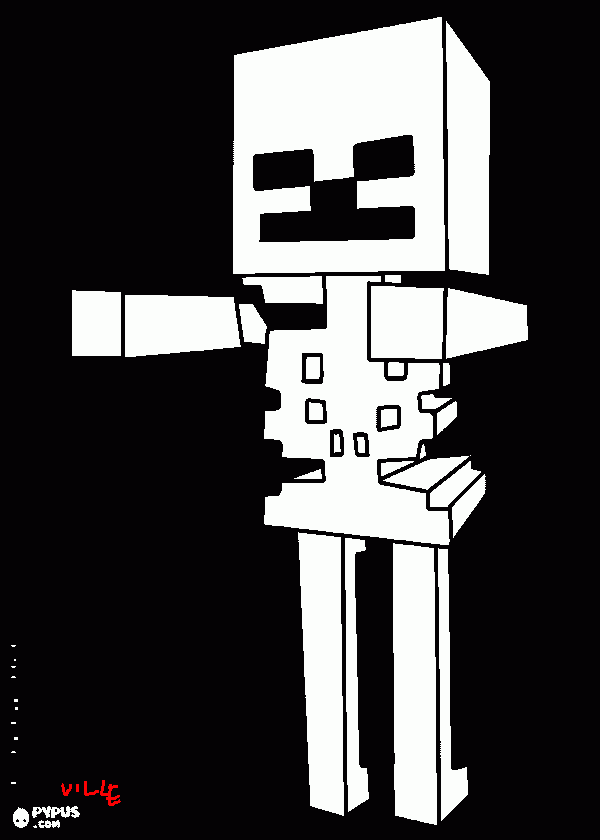 Luuranko coloring page