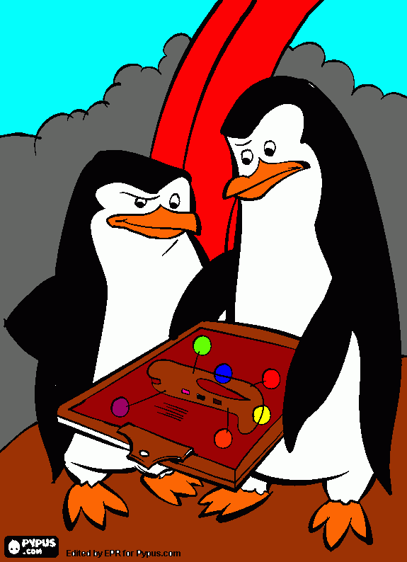 Madagascar 3 coloring page