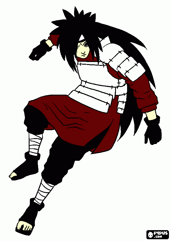 Madara coloring page